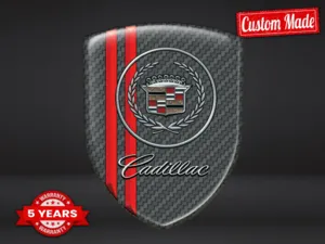 Cadillac Adesivi 3D Gel Gara Cupola Logo Sport Limitato